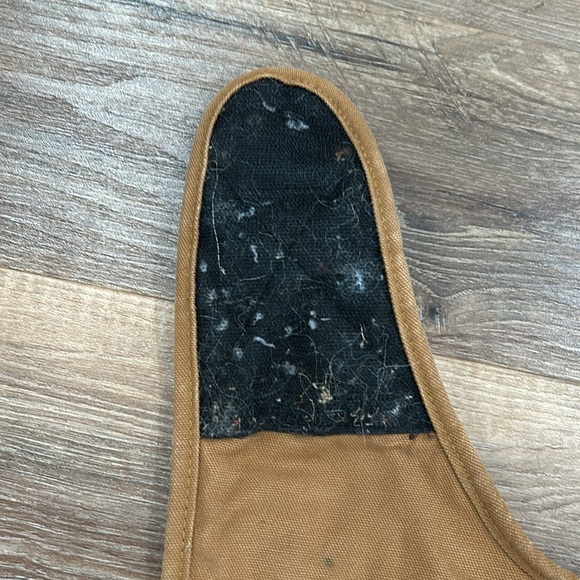 CARHARTT -- BROWN - SIZE MEDIUM - DUCK INSULATED DOG CHORE COAT JACKET Velcro - Picture 10 of 12